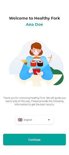 Healthy Fork Screen 3