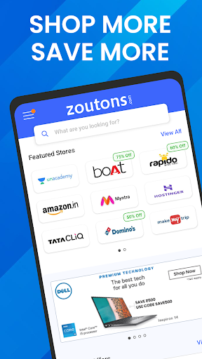 Zoutons: Coupons & Cashback Screen 2