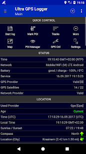 APK MOD di Ultra GPS Logger (pro sbloccato) 1