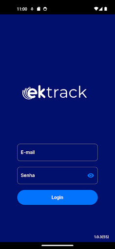Android application Ektrack screenshort