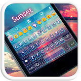 Sunset Emoji Keyboard Theme icon