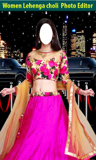 Android application Girl Lehengacholi Photo Editor screenshort