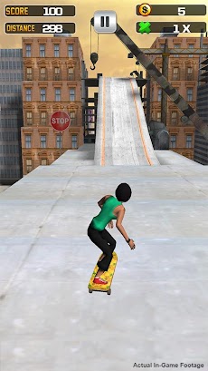 Rooftop Skater Boy Gameのおすすめ画像1