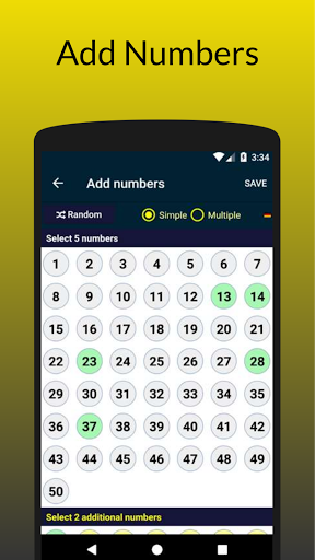 EuroJackpot Results, euJackpot Screen 3