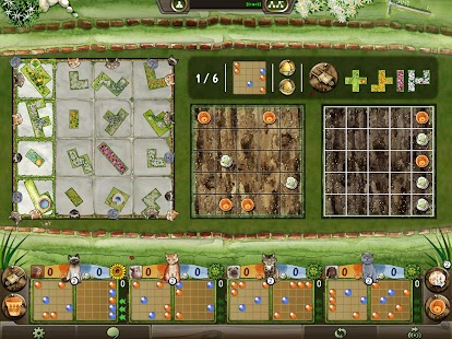 Captura de tela do jardim da casa de campo