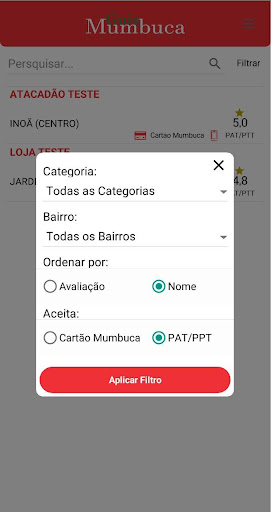 Guia Mumbuca Screen 2