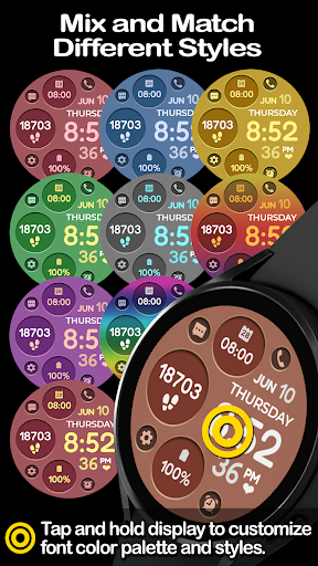 Digital Colors Watchface