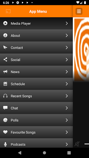 Android application Radio Gemiva screenshort