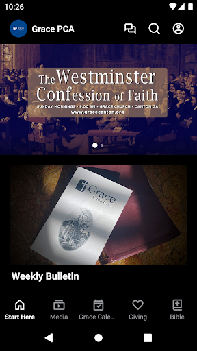 Android application Grace Church of Canton | PCA screenshort
