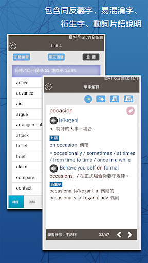 賴世雄大學英語四級必背詞彙 Screen 2