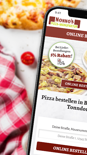 Android application Nonnos Pizza screenshort
