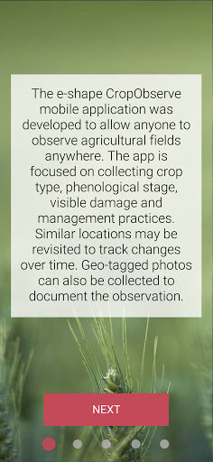 Android application CropObserve screenshort