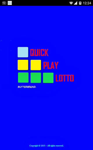 Android application Quick Play Lotto screenshort