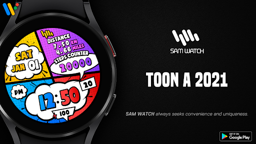 Android application SamWatch Toon A 2021 screenshort