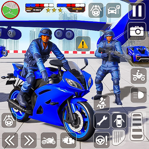 Police Airplane Car Transport logo