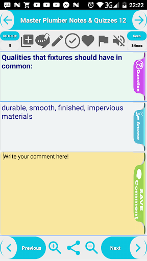 Master Plumber Practice Test Screen 3