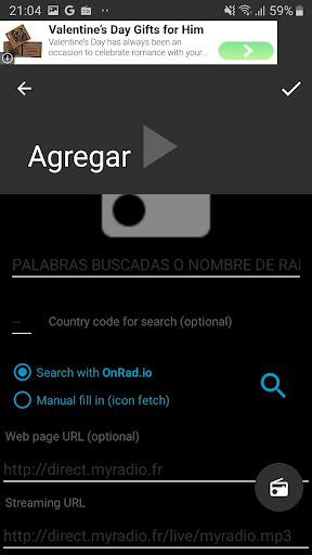 Android application Radio Nicaragua - FM y AM screenshort
