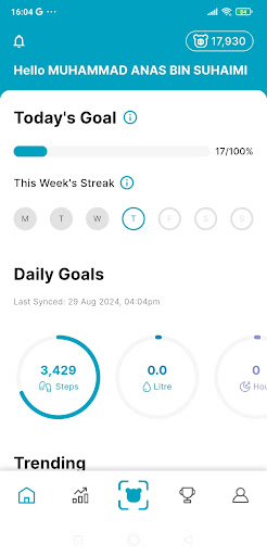 Android application DEBI Wellness screenshort