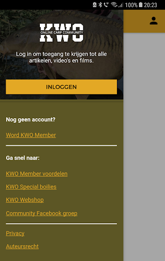 KWO Community App Screen 2