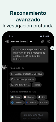 Chat Smith: Chatbot IA Español screenshot 7