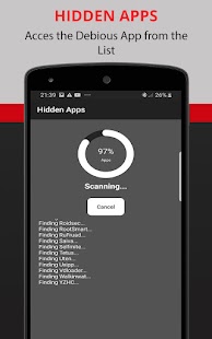 Hidden Apps - versteckte Apps Captura de pantalla