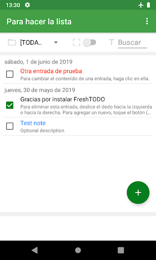Vista previa de la aplicación