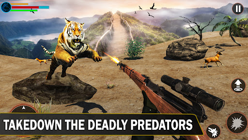Android application Wild Animal Hunting Clash screenshort