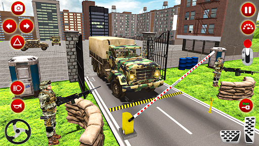 Army Truck Driving Army Games