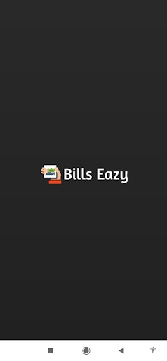 Android application Bills Eazy screenshort