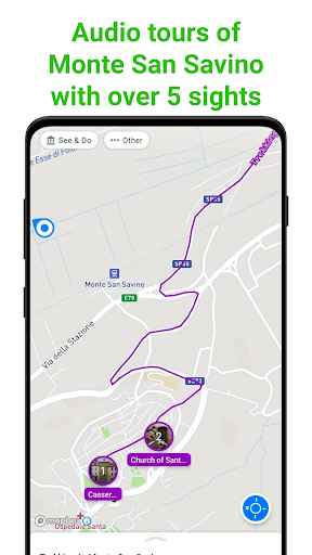 Android application Monte San Savino SmartGuide screenshort