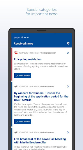 Android application BASF News screenshort