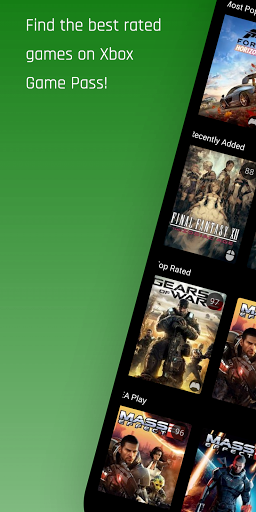Android application Game Pass Ratings screenshort