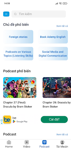 CleverTube - Learn English Screen 3