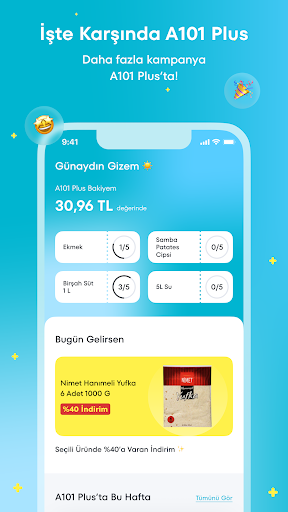 Android application A101 Plus screenshort