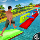 Stunt Man Water Run Wipe-Out Park icon