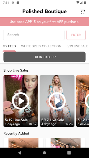 Polished Boutique Screen 2
