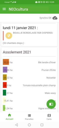 Android application NEOcultura screenshort