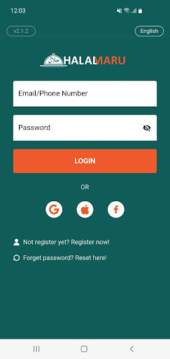 Android application HalalMaru screenshort