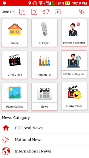 BK NEWS Today Screen 2