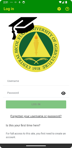Android application CBSUA Virtual Learning Portal screenshort