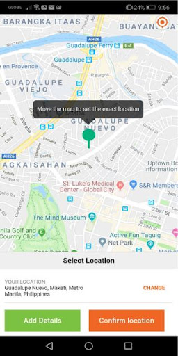 Android application Gato Gordo Delivery screenshort