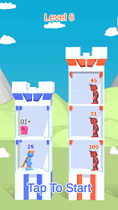 Tower Push King - Merge Game