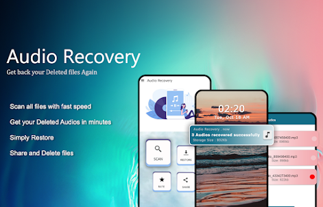 Deleted Audio Recovery:Restore