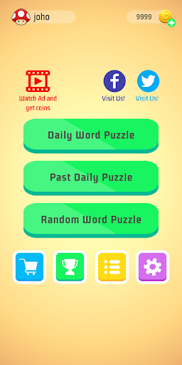 Android application Wordzle - Guess Word screenshort