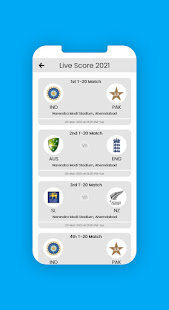 T20 world cup - Live Cricket Score 1.0 APK screenshots 2