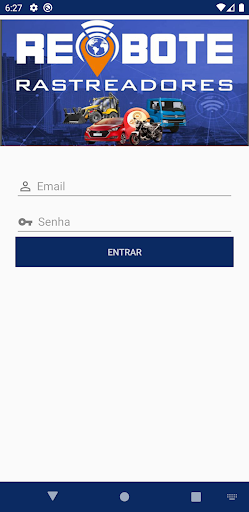 Android application RASTREAMENTO REOBOTE screenshort