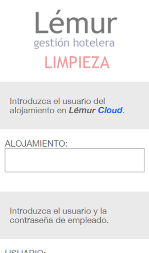 Android application LGH Limpieza screenshort