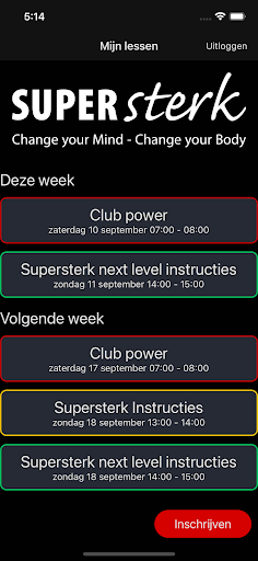 Android application Supersterk screenshort