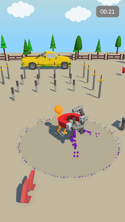 Game screenshot Magnet Hero: Collect and Shoot mod apk