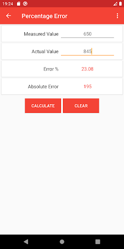 Percentage Calculator Screen 3